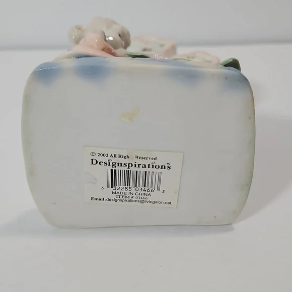 Designspirations Ceramic Cutout Cross w/ Praying Girl Tea Light Candle Holder - Picture 7 of 7